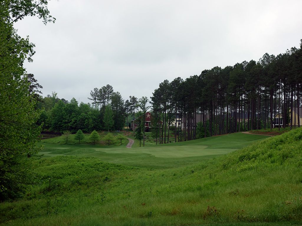 16th Hole at Spring Creek Golf Club (389 Yard Par 4)
